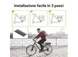 Accumulatore Batteria Green Cell Rear Rack 36V 11.6Ah 418Wh per Bici Elettrica E-Bike Pedelec