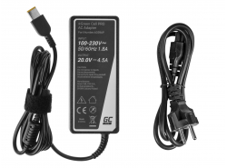 Alimentatore / Caricatore Green Cell PRO 20V 4.5A 90W per Lenovo G500s G505s G510 G510s Z500 Z510 Z710 Z51 Z51-70 ThinkPad X1