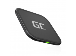Green Cell Caricatore induttivo wireless 15W GC AirJuice con ricarica rapida e certificazione Qi