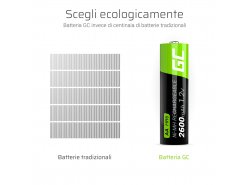 Green Cell 4x AA HR6 2600mAh Batteria