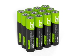 12x Batterie Ricaricabili AAA R3 950mAh Ni-MH Pile Green Cell