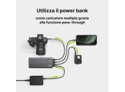Power Bank Green Cell GC PowerPlay Ultra 26800mAh 128W 4-port with the ability to charge ultrabook, tablet and two smartphones