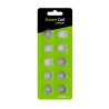 10x Batteria al litio Green Cell CR2025 3V 160mAh