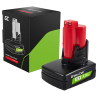 Batteria Green Cell per utensili elettrici Milwaukee M12 12V 6Ah Batteria di ricambio M12 B6 4932451395