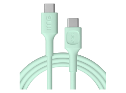 Cavo USB-C 2m 100W Greencell PowerFlex Ricarica Rapida PD Mint Green